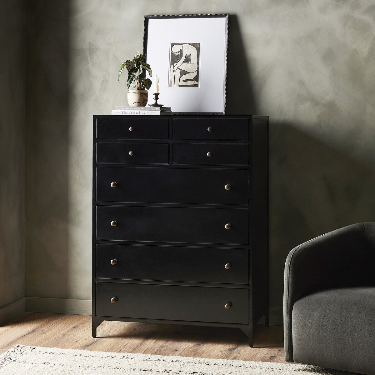 Aurora 8-Drawer Tall Dresser