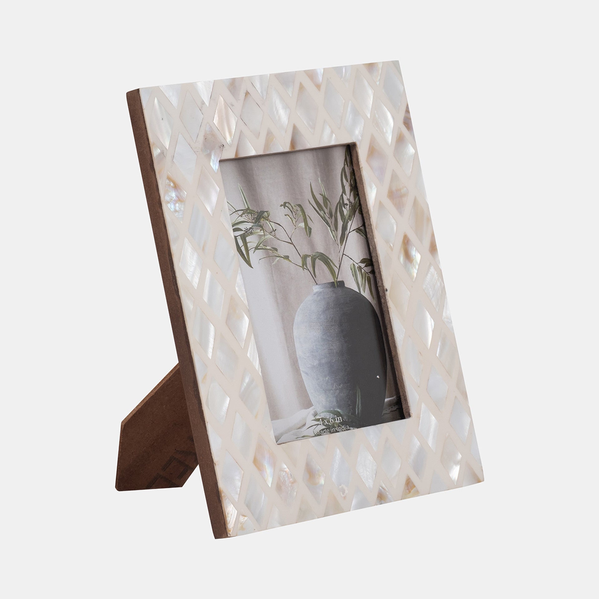 Capiz Diamond Photo Frame