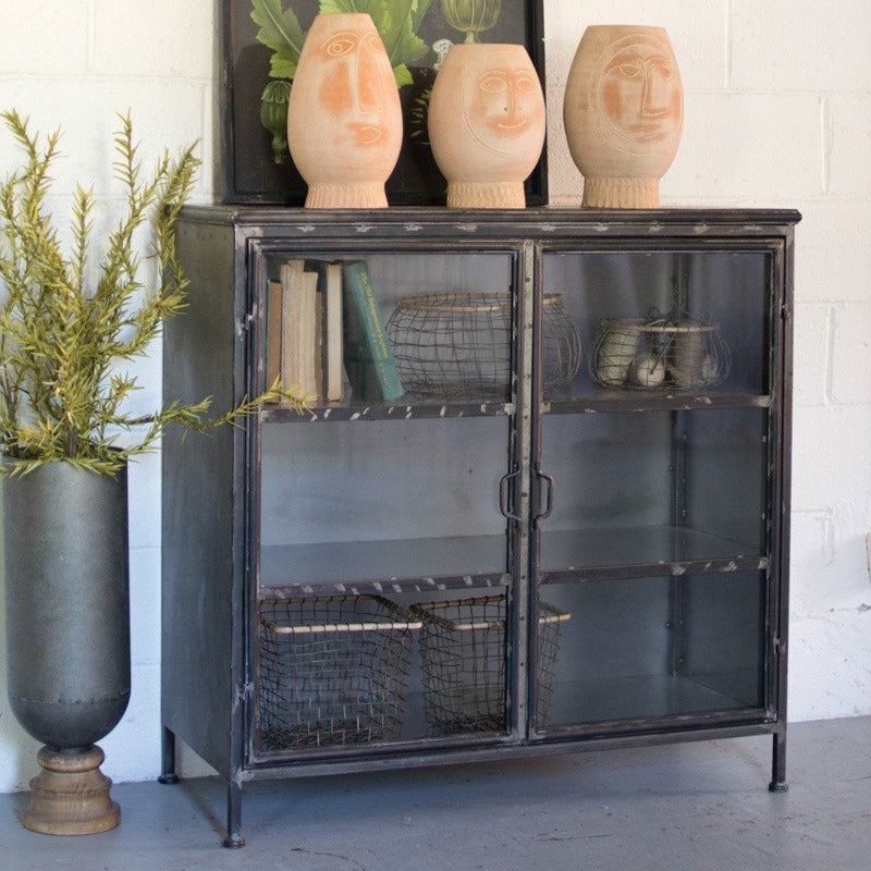 Iron & Glass Apothecary Buffet